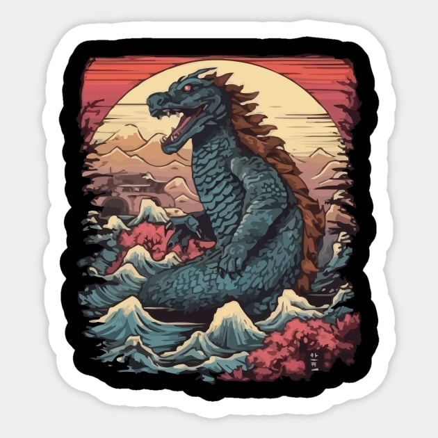 Godzilla King of the Monsters: All Hail the King Sticker by Pixy Official